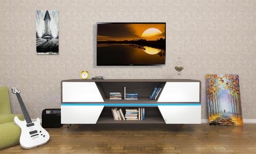 Floating Entertainment Centers Convenient Storage