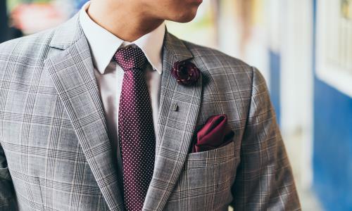 Don’t be afraid to add a pocket square